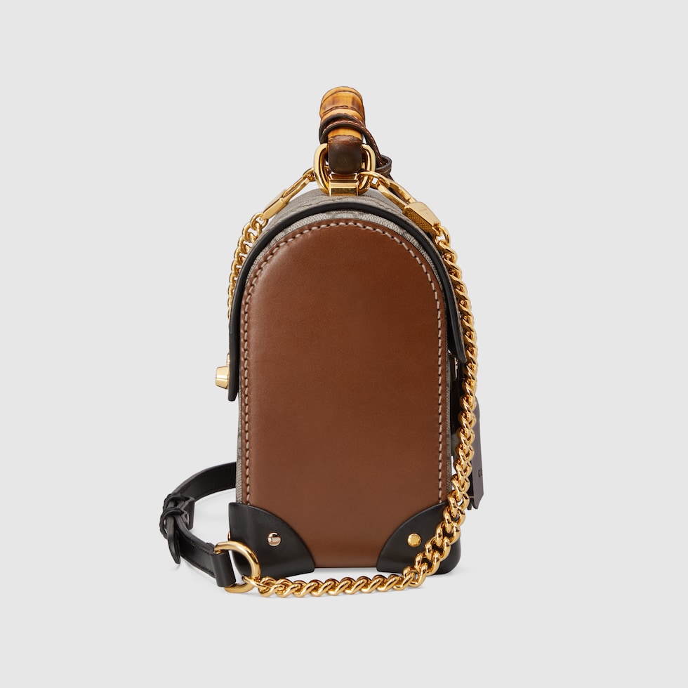 GG Supreme Padlock Small Bamboo Shoulder Bag GUCCI® UK