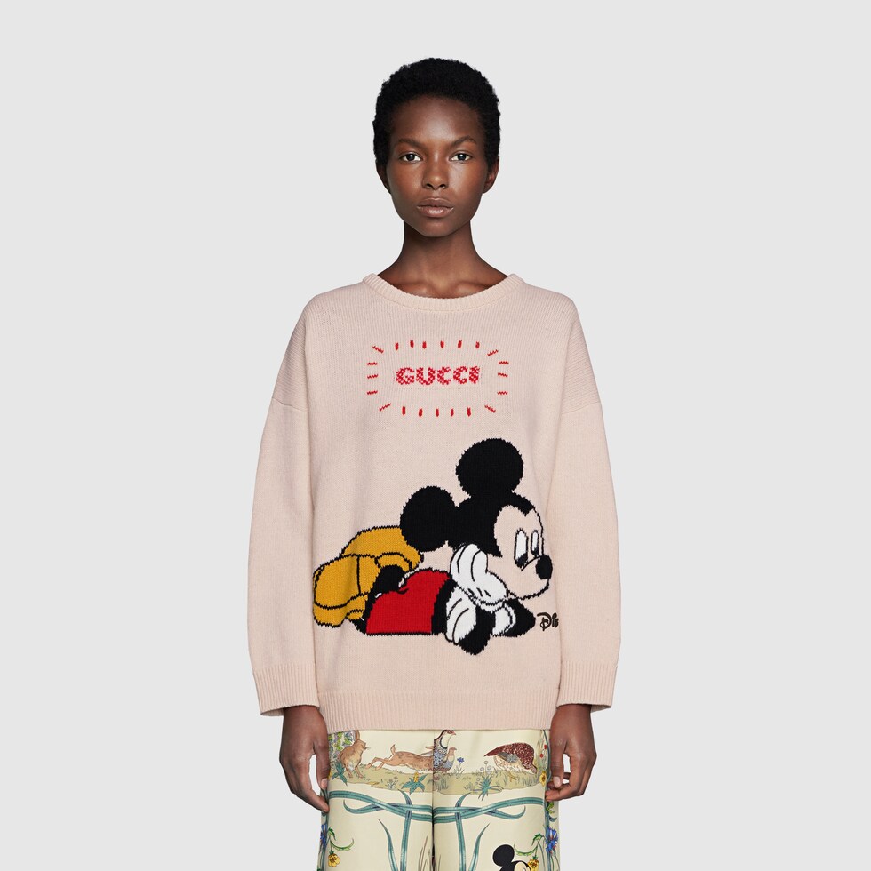 White Disney x Gucci wool jumper GUCCI® SE