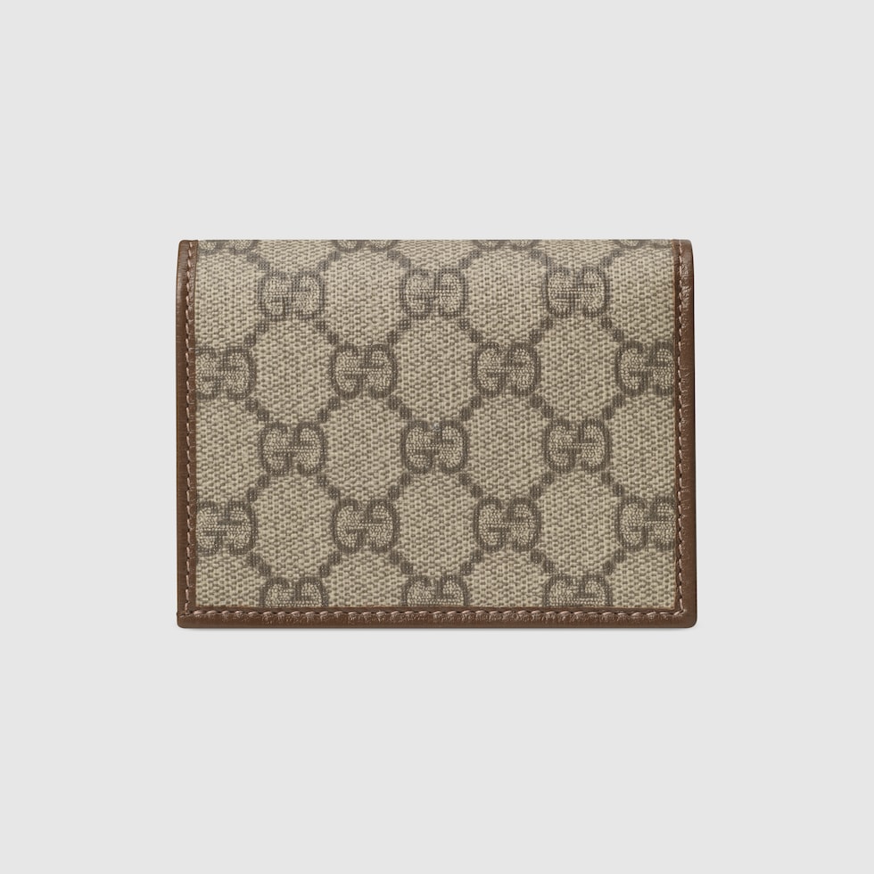 正規品　新品同様　グッチ財布　グッチg GGスプリーム　グッチホースビット 美品】グッチ 二つ折り財布 GGスプリーム ホースビット ゴールド