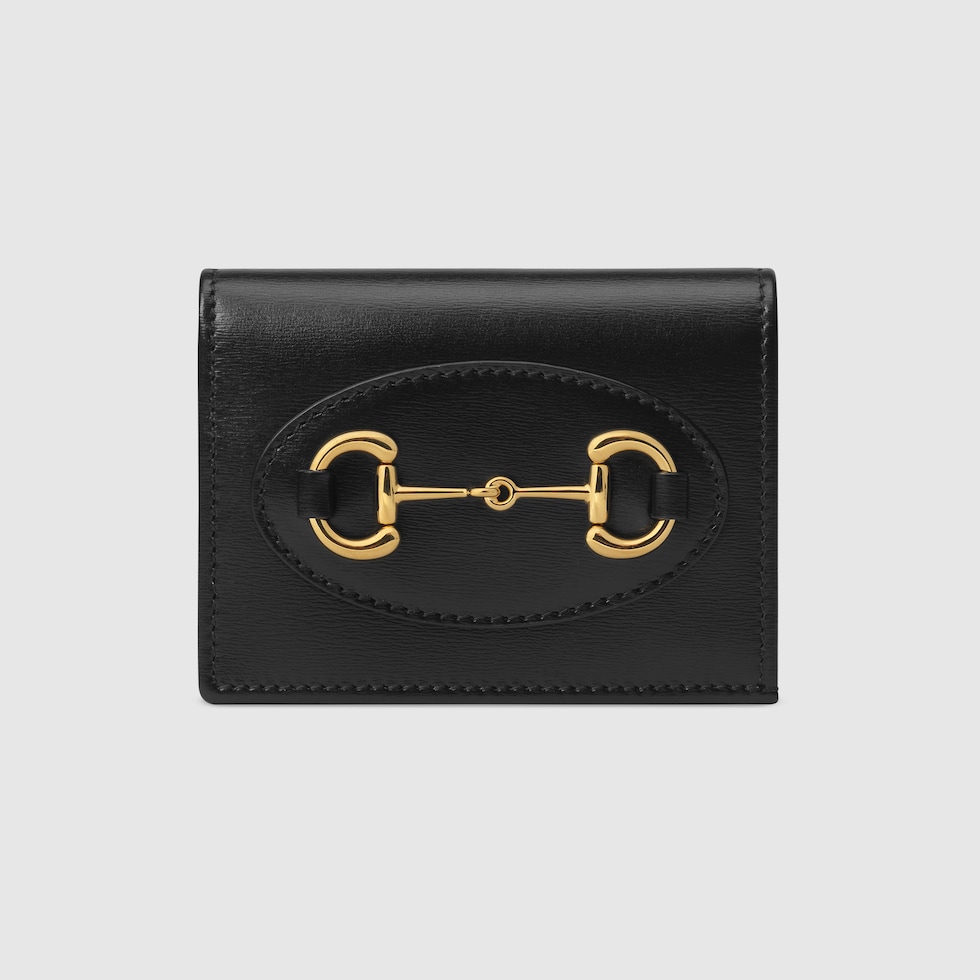 Tarjetero Gucci Horsebit 1955 inpiel negra GUCCI MX