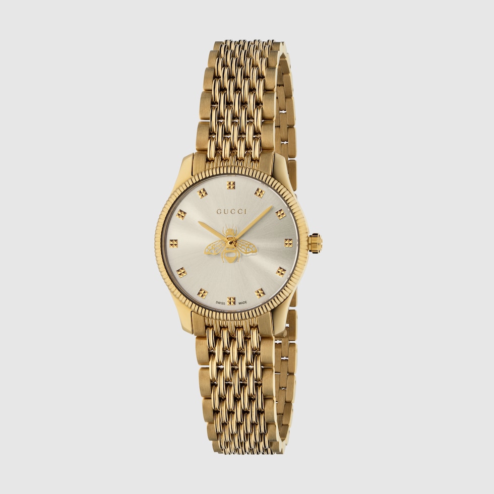 Gucci best sale yellow watch