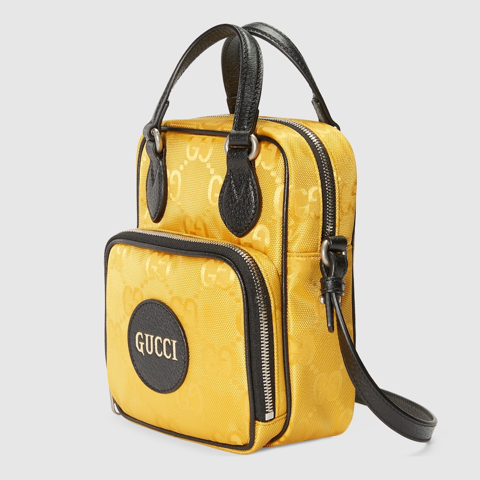 Gucci Off The Grid shoulder bag in yellow GG ECONYL® GUCCI® UK