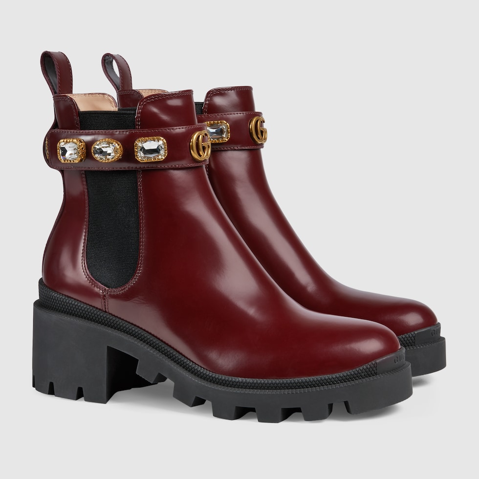ankle boot with belt