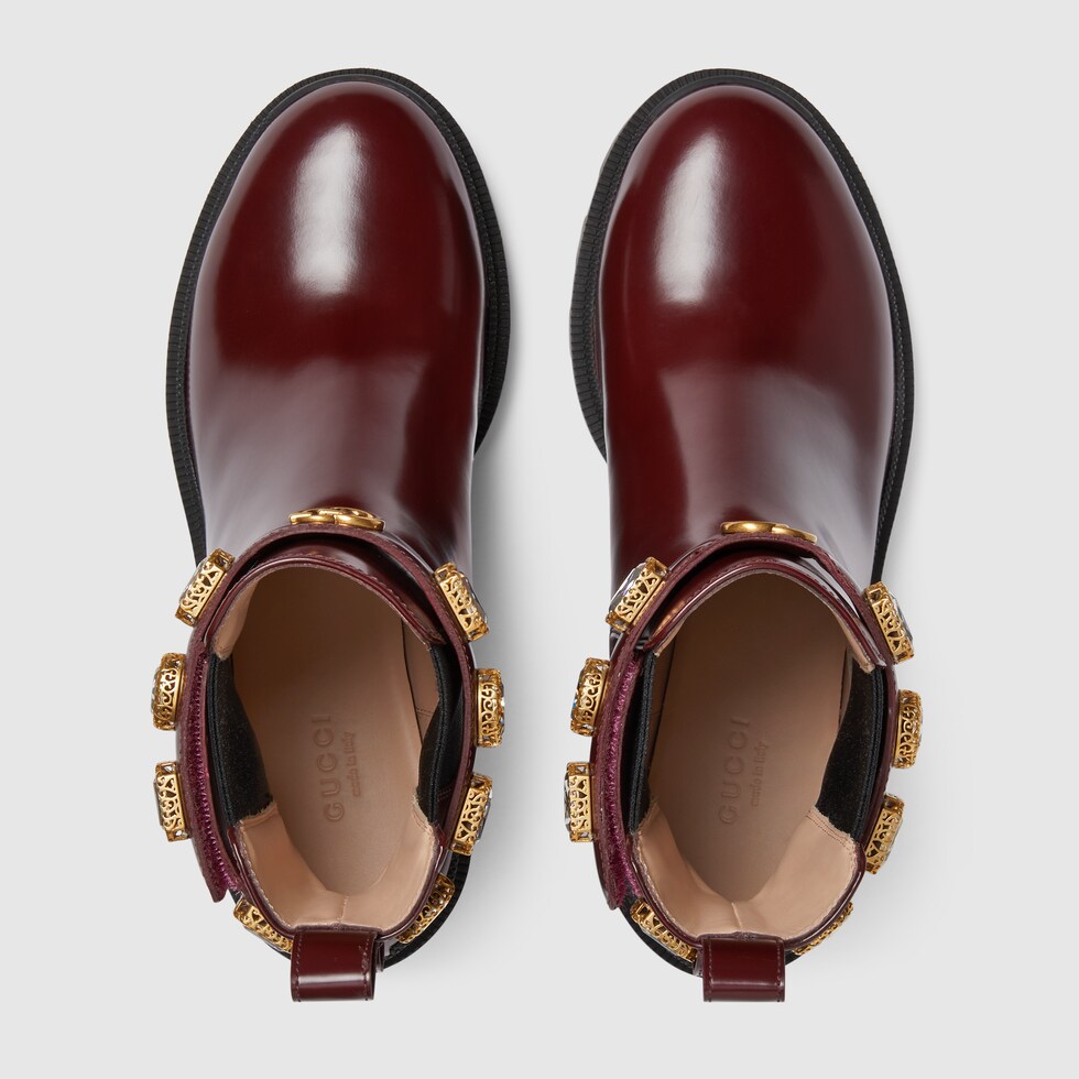 ankle boot with belt