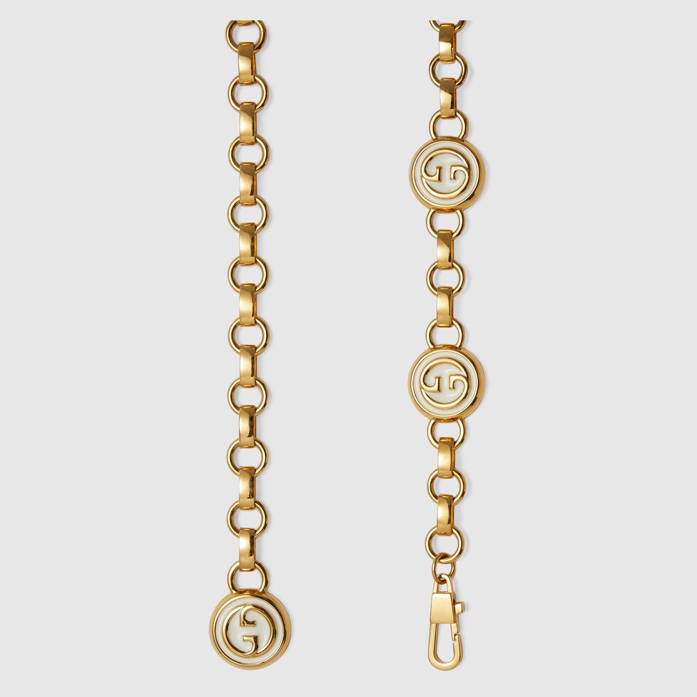 Gold Interlocking G chain belt GUCCI® US