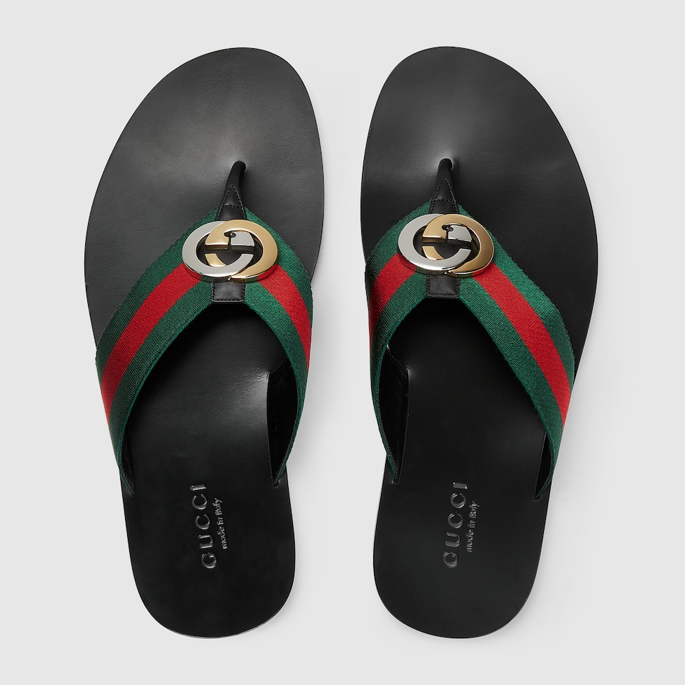 Male gucci sandals on sale