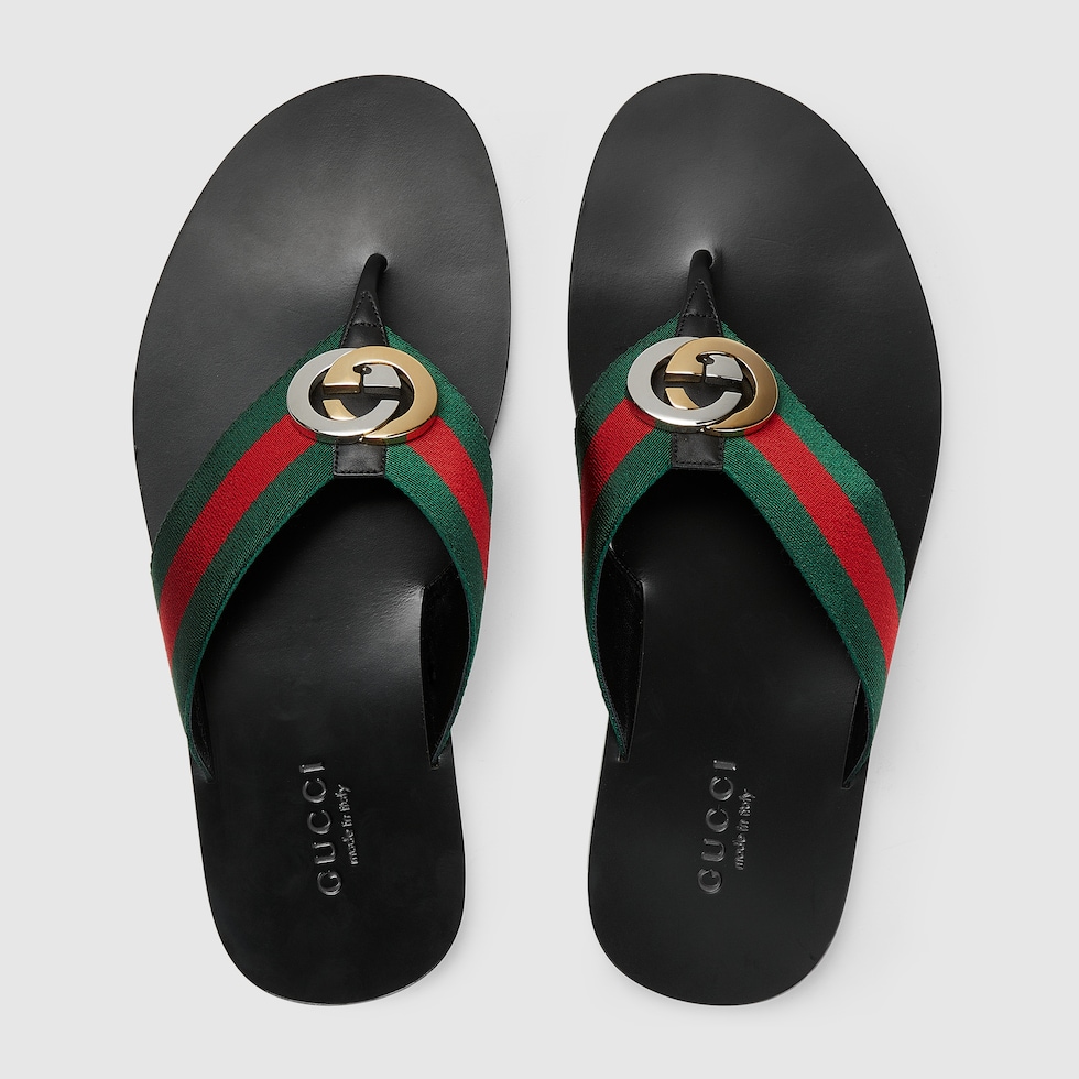 【関税&送料込】Gucci Camel Leather Thong Slippers 0400092301714_NERO_A6?wid=830&
