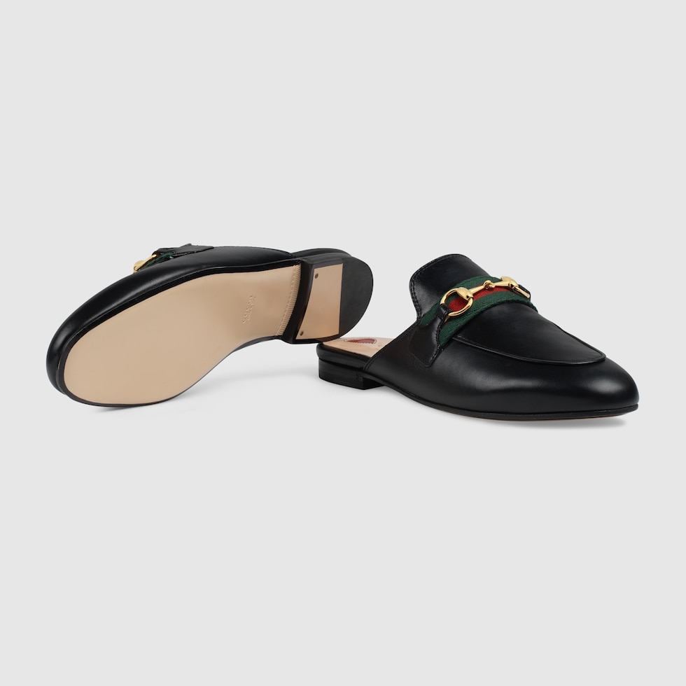 Leather slipper gucci online