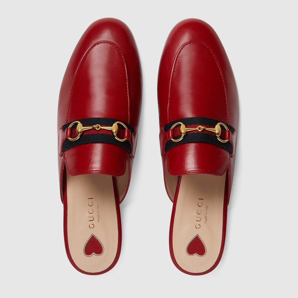 gucci leather slippers womens