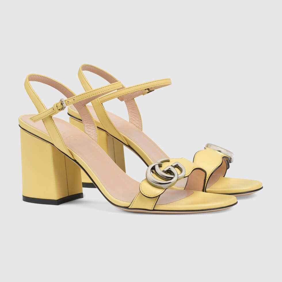 gucci mid heel sandals
