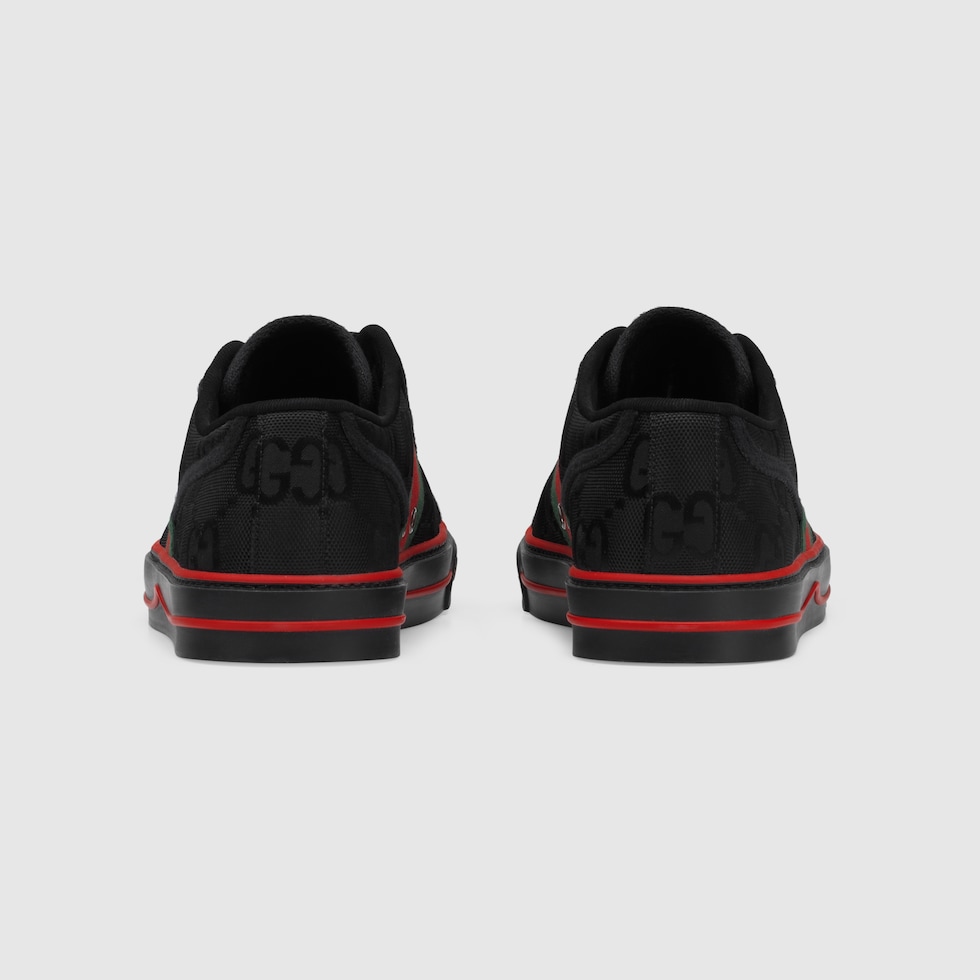 Men's Gucci Off The Grid Sneaker In Black GG ECONYL® | GUCCI® Canada