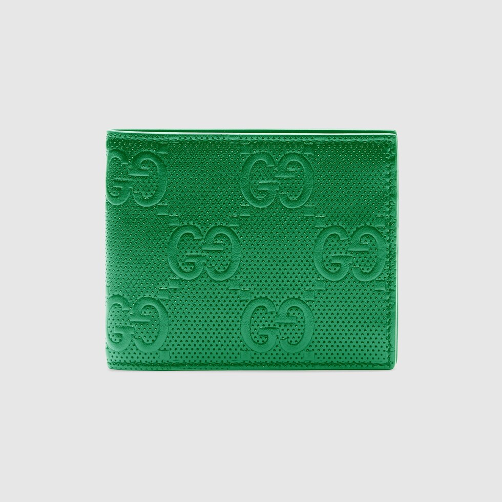 Green GG embossed wallet GUCCI® US