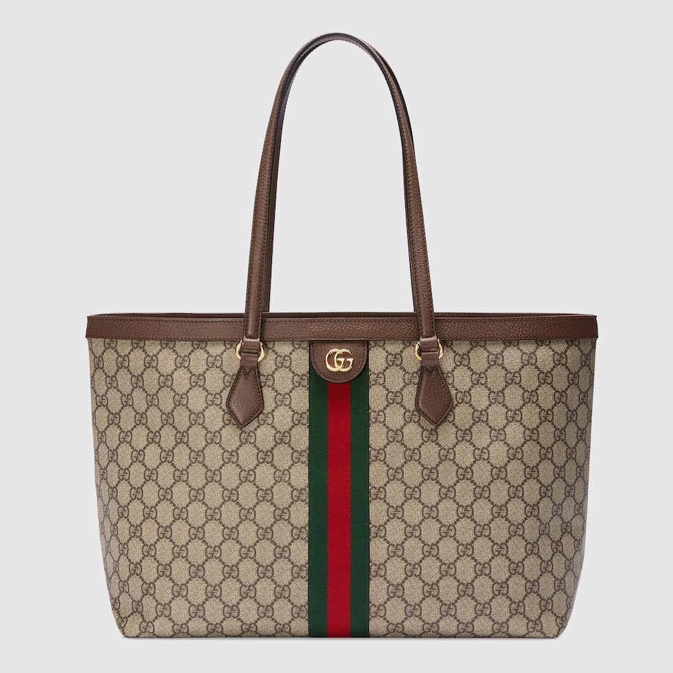 ★GUCCI★ Ophidia GG Medium Tote Bag Brown 63168596IWB8745 6 Ophidia GG Medium Tote In Beige & Ebony | GUCCI® CA