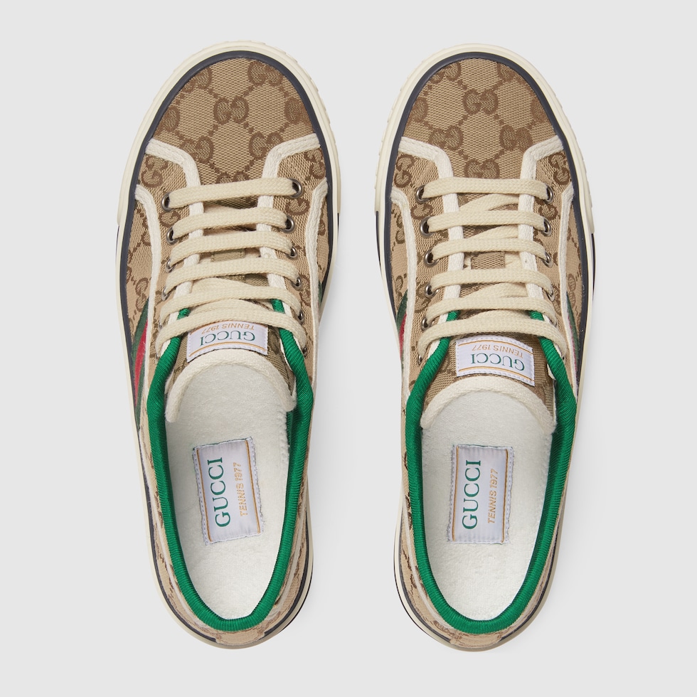 Gucci Disney Brown Tennis 1977 Sneakers