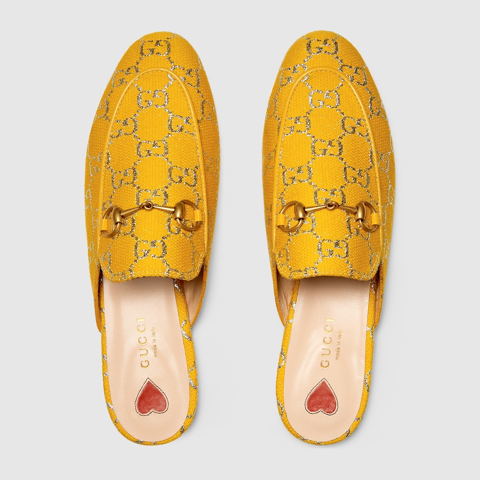 yellow gucci slippers
