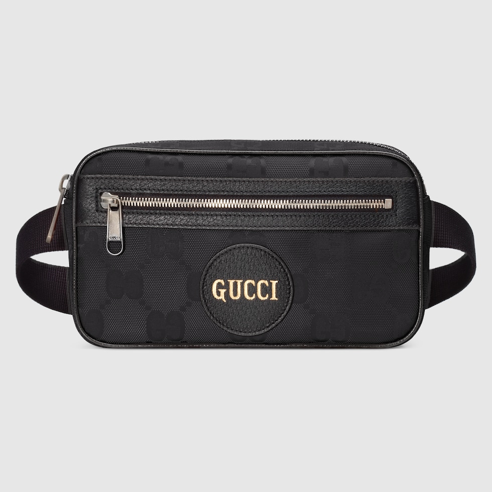 Gucci Off The Grid Belt Bag In Black GG ECONYL® GUCCI® Australia