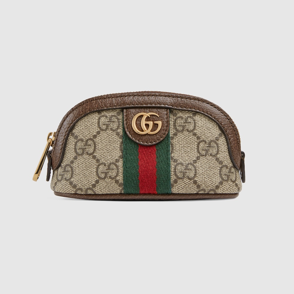 オフィディア〕GG キーポーチベージュ＆エボニー | GUCCI® JP