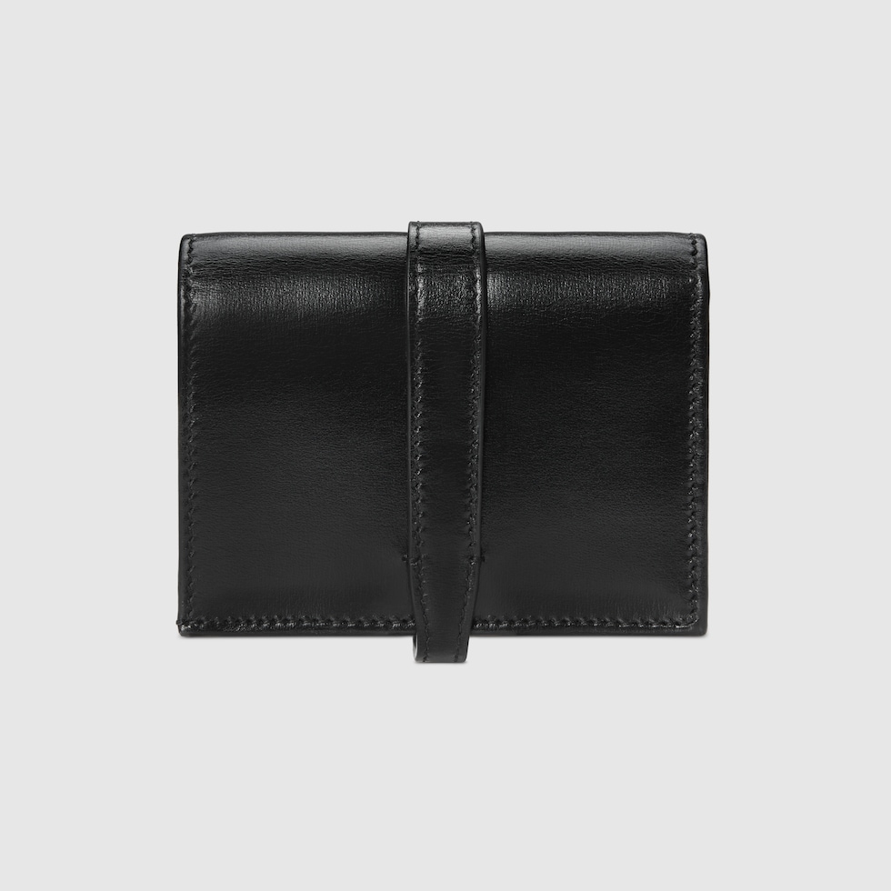 กระเป๋าสตางค์ใส่บัตร Jackie 1961 card case wallet inสีดำ | GUCCI® TH 
