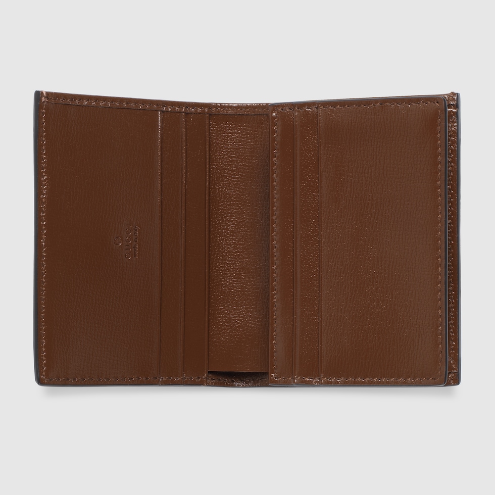 累積売上総額第１位【GUCCI★グッチ】JACKIE 1961 CARD CASE Jackie 1961 card case wallet in beige and ebony | GUCCI® CA