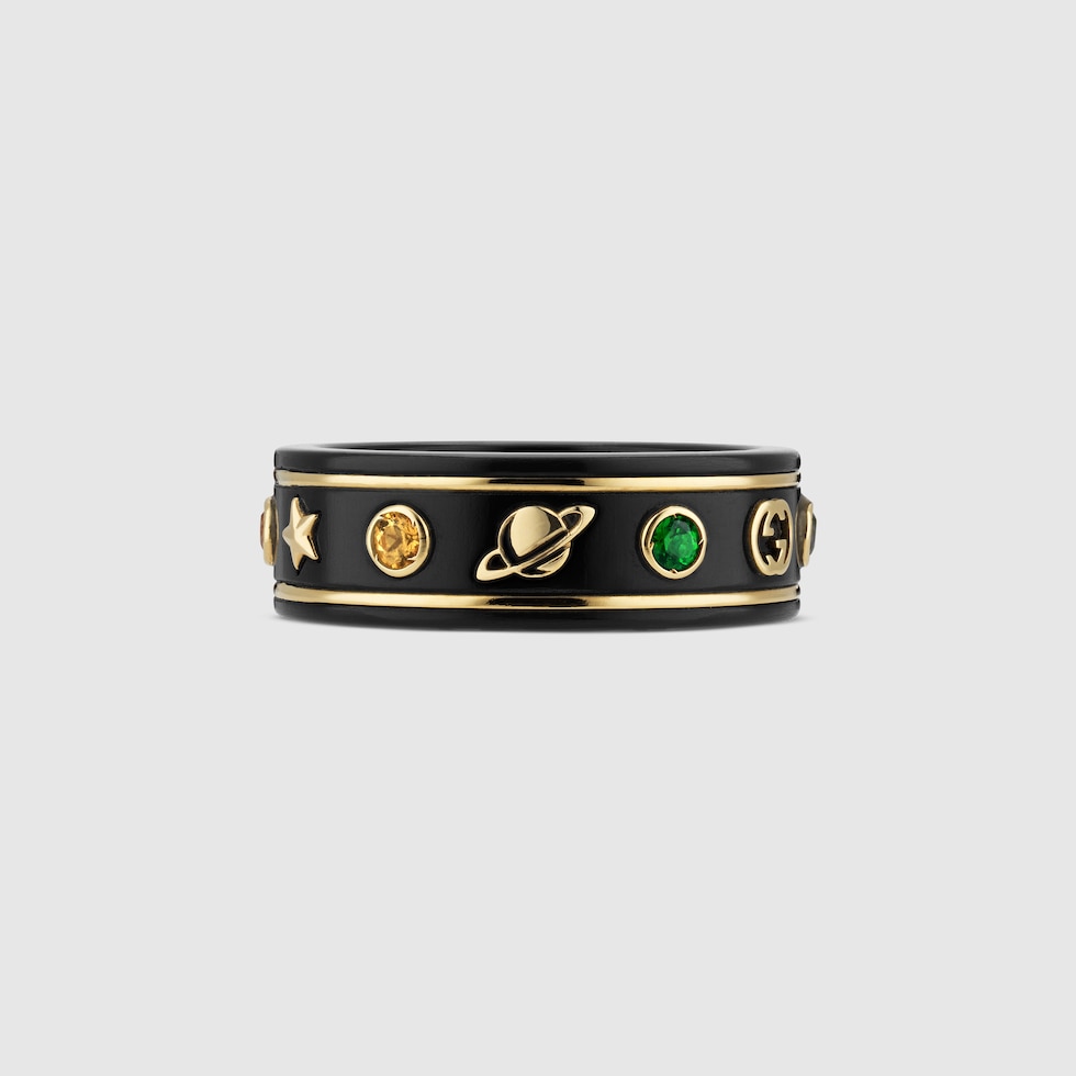 グッチ GUCCI GGモチーフ アイコン 18Kイエローゴールド リング