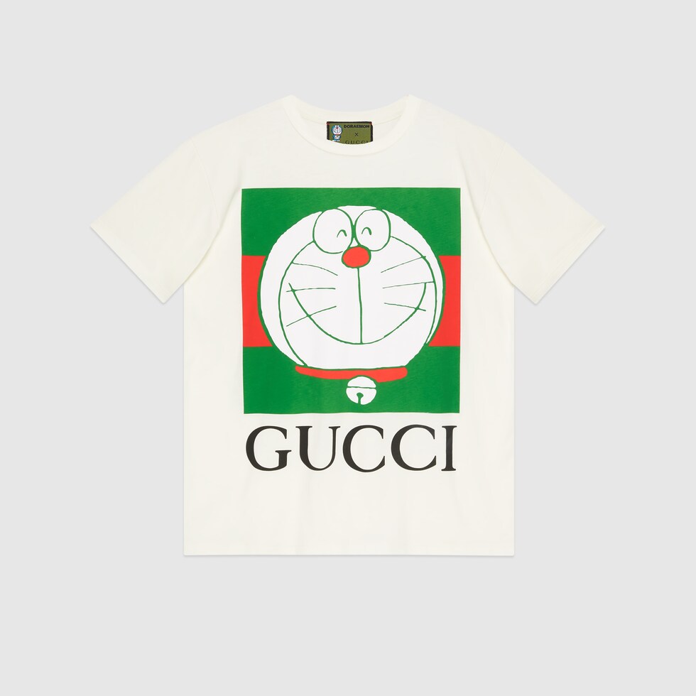 Doraemon x Gucci TShirt aus Baumwolle GUCCI® BE