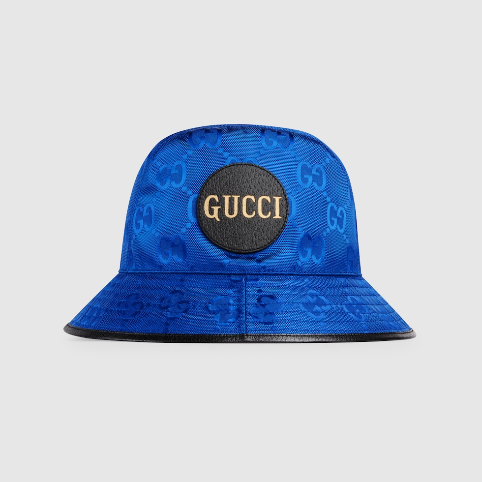 gucci bucket hat blue