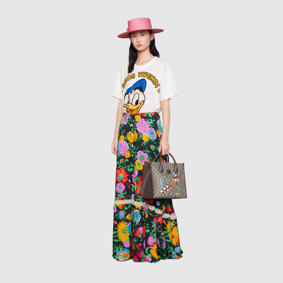 Gucci donald duck tote bag sale