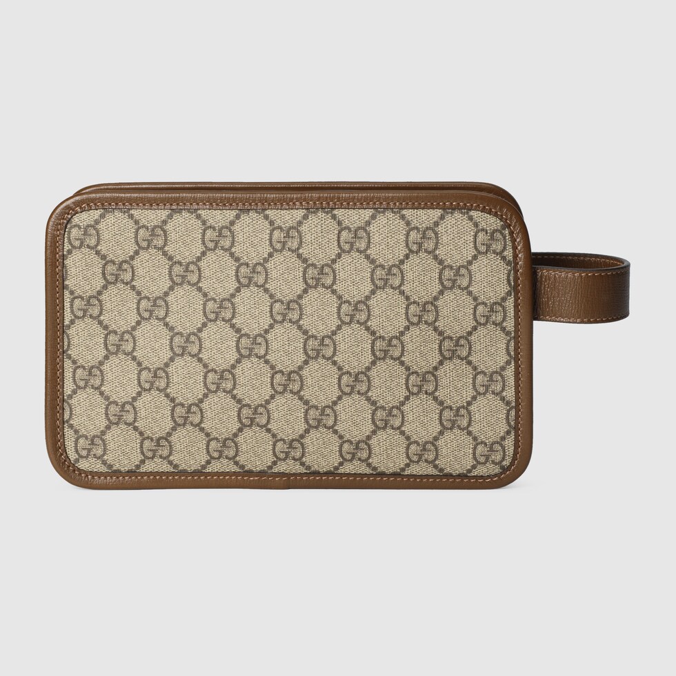 Beige GG travel pouch with Interlocking G GUCCI® SI