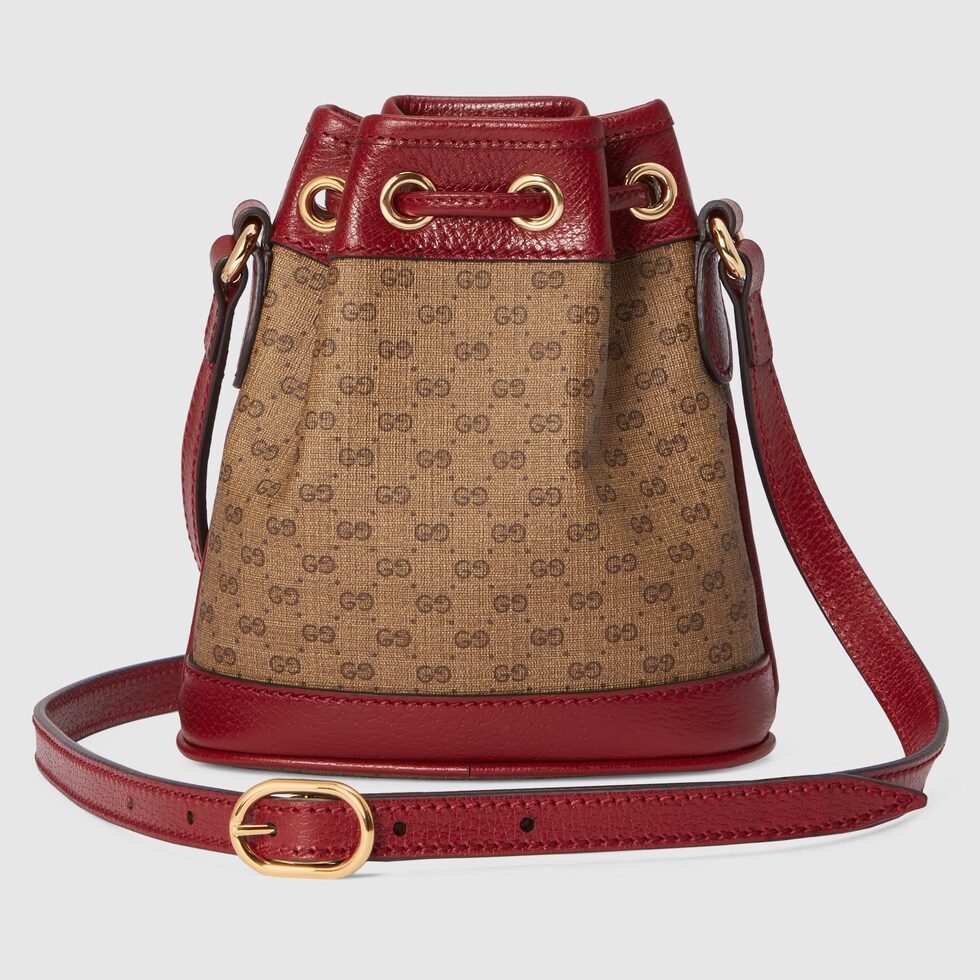 Beige Doraemon x Gucci mini bucket bag GUCCI® US