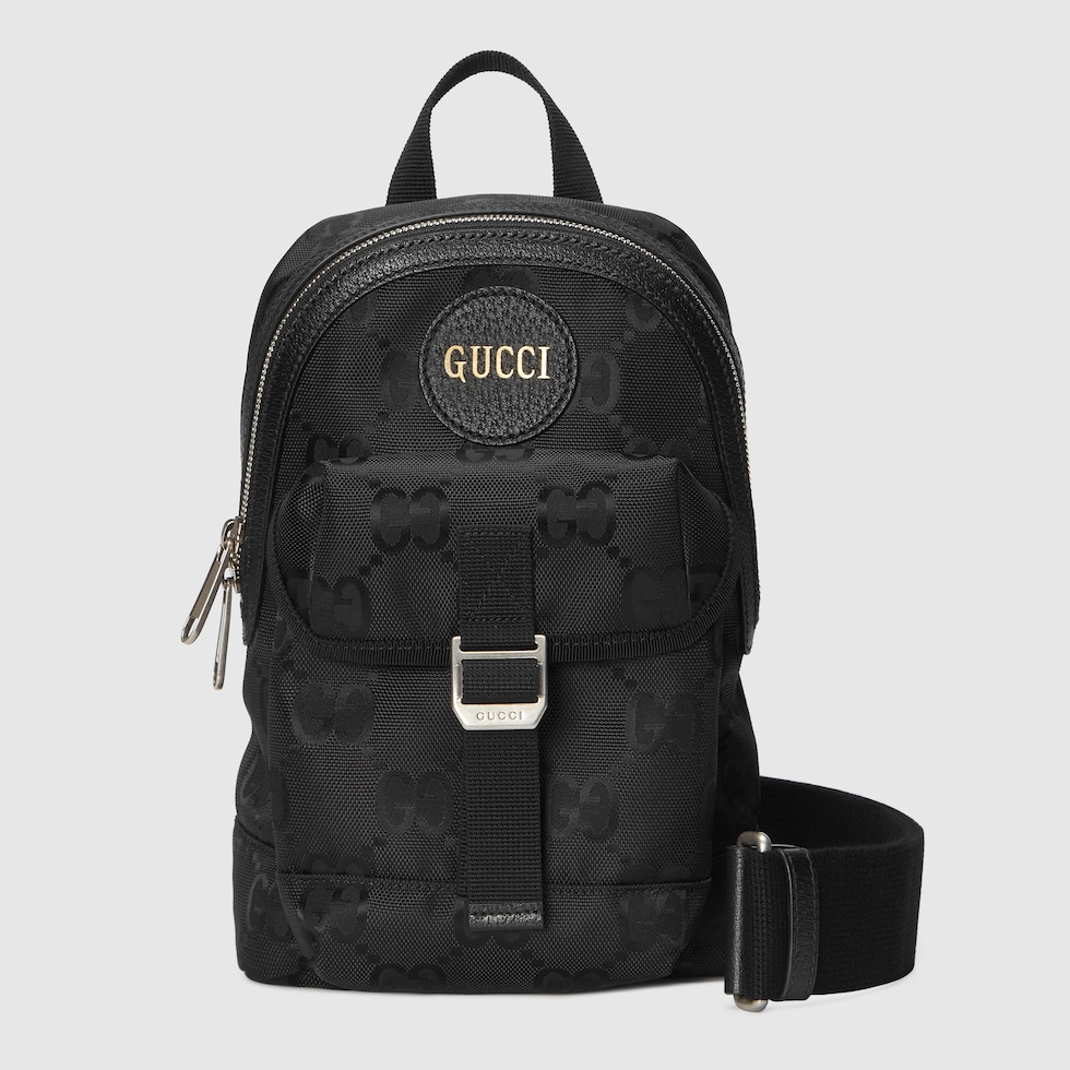 Gucci Off The Grid スリングバックパックブラック GG ECONYL