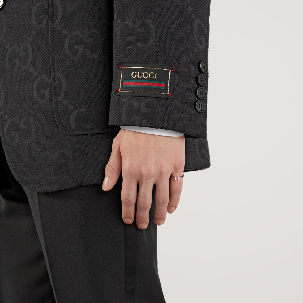 Gucci Link to Love rubellite and diamond ring in 18k white gold GUCCI® UK