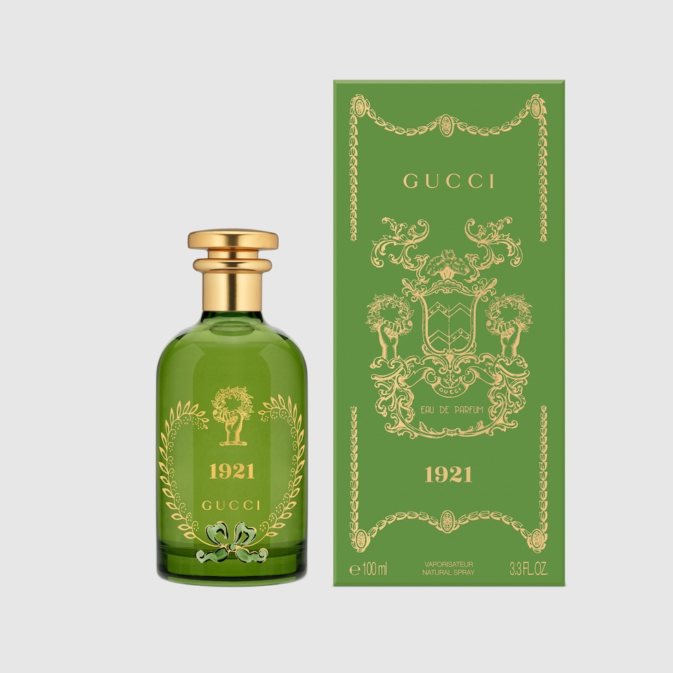 GUCCI parfum 1 50ml 香水 Flora by GUCCI 50ml Hexagonal clear bottle Golden perfume