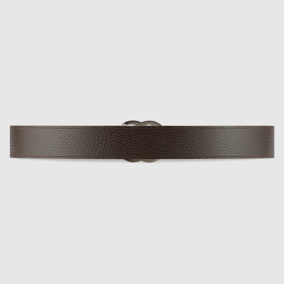 GG Marmont reversible belt in black/brown leather | GUCCI® US