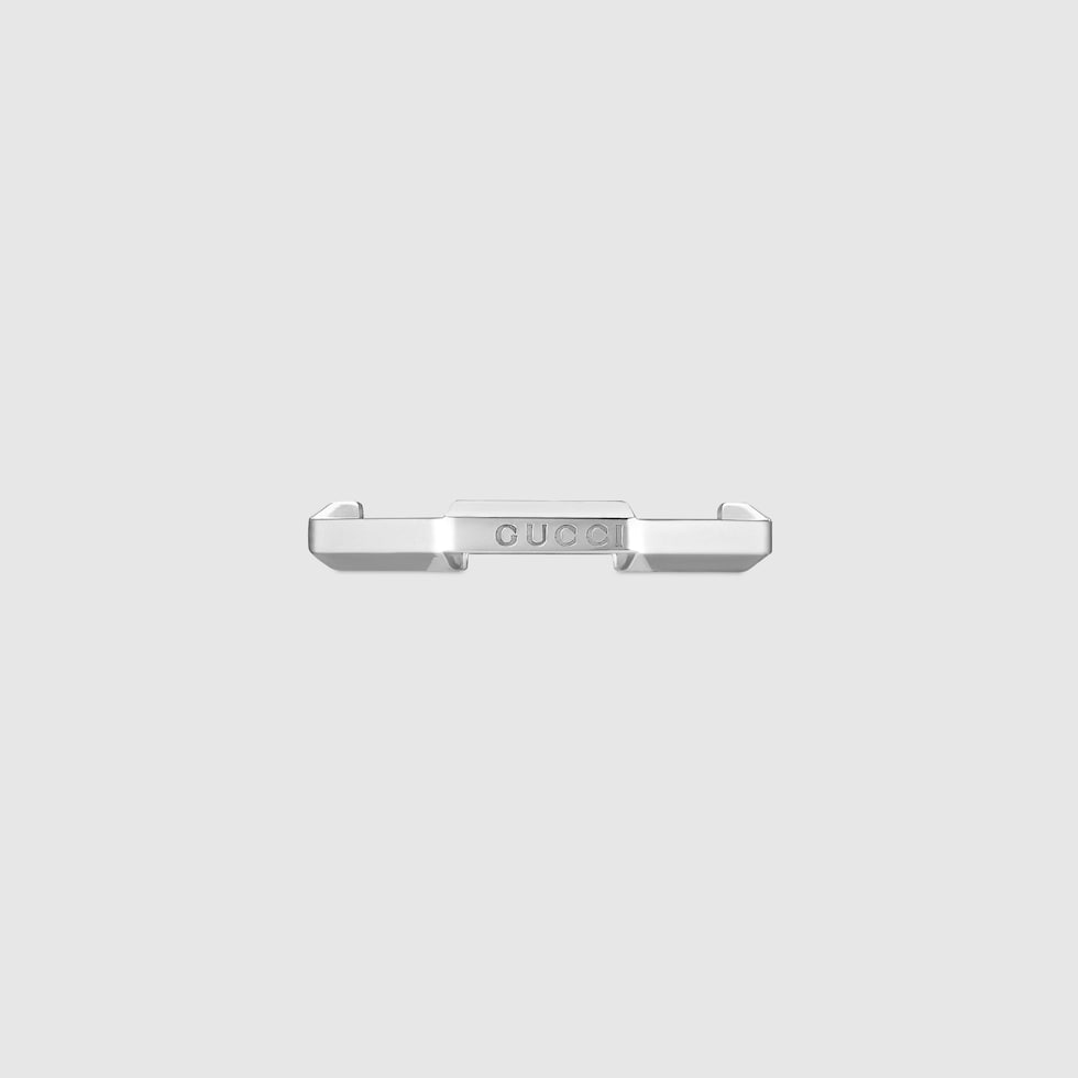 White gold gucci link new arrivals