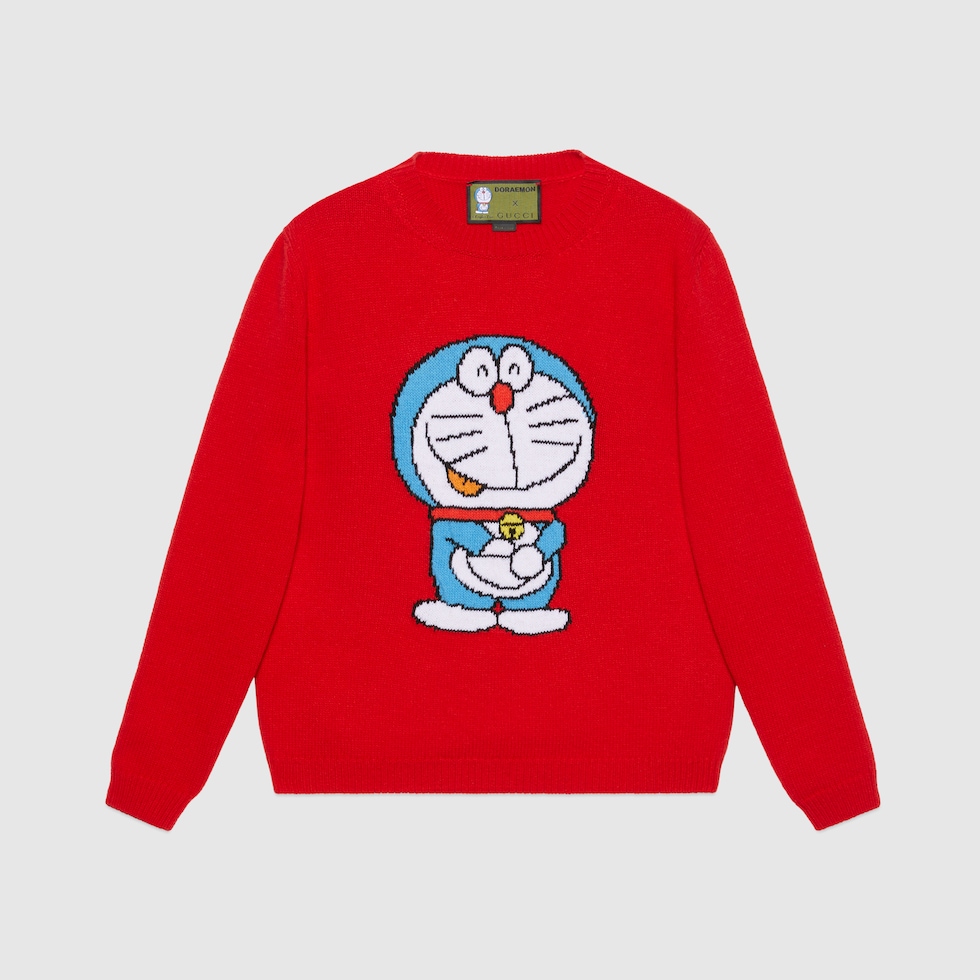 Red Doraemon x Gucci wool sweater GUCCI® SA