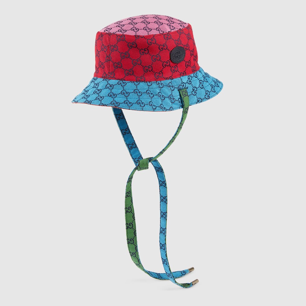 gucci bucket hat blue