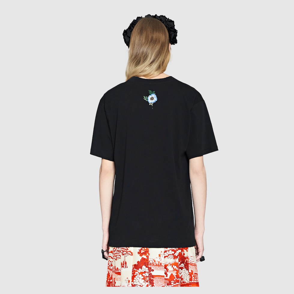 GUCCI ロゴ オーバーサイズ コットン Tシャツ