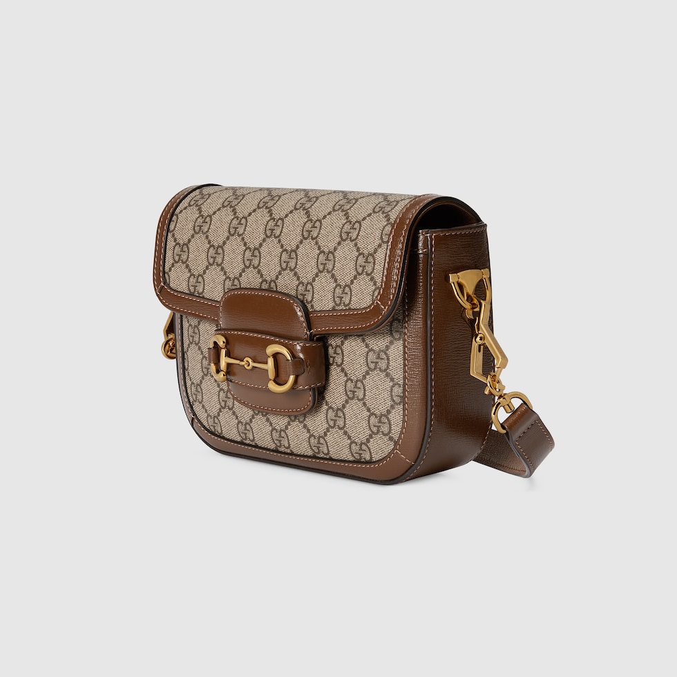 Gucci Horsebit 1955 mini shoulder bag in GG Supreme canvas GUCCI Australia
