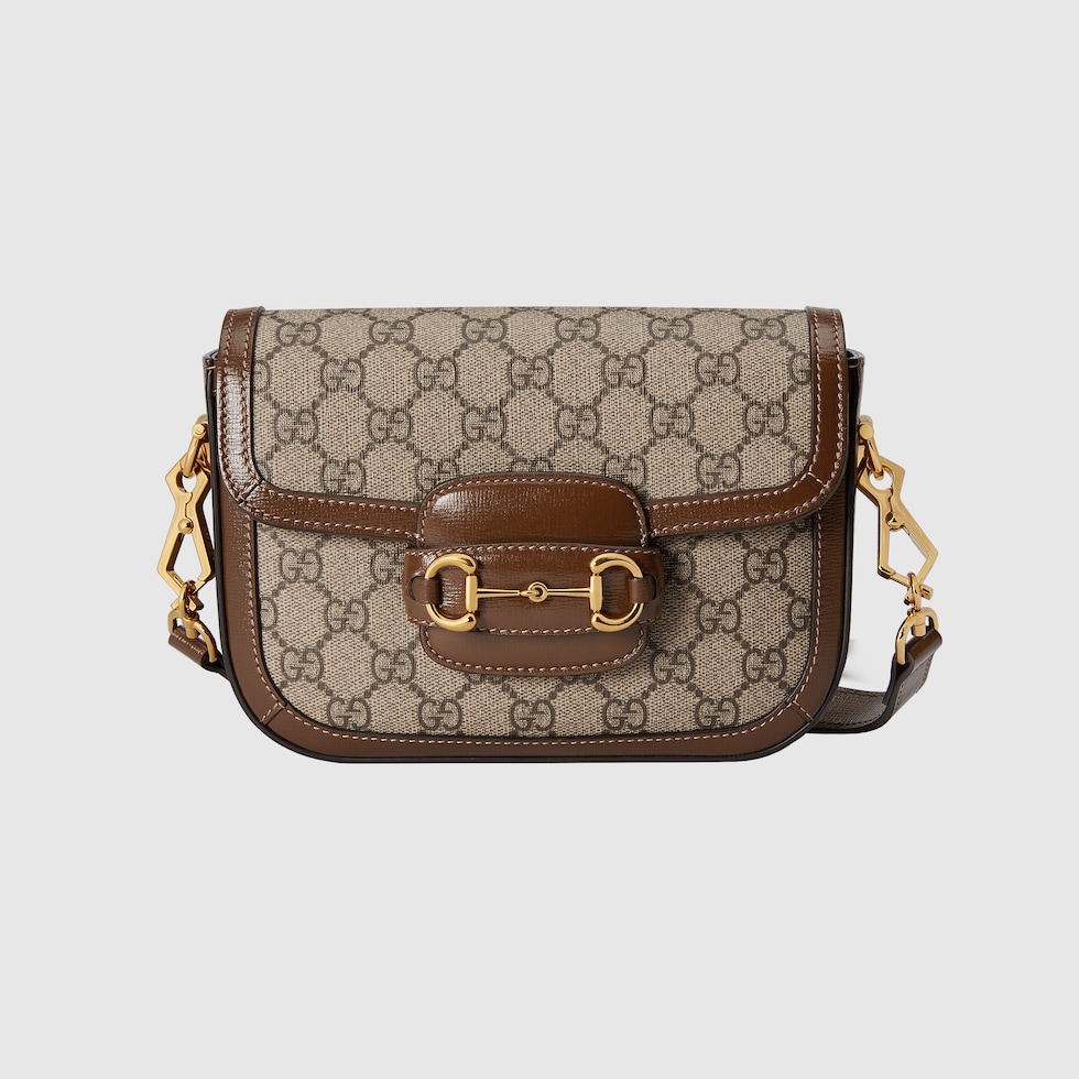 Gucci Horsebit 1955 mini shoulder bag in GG Supreme canvas GUCCI Canada