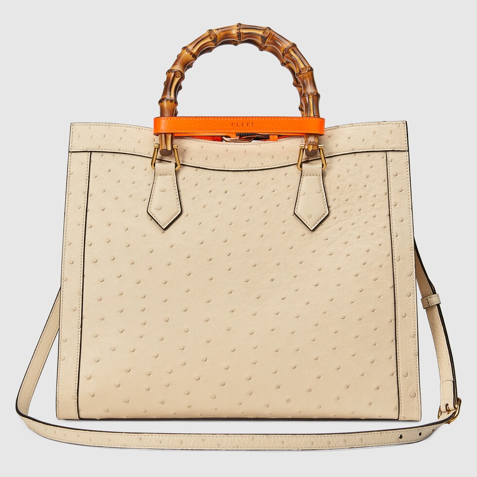 gucci diana ostrich