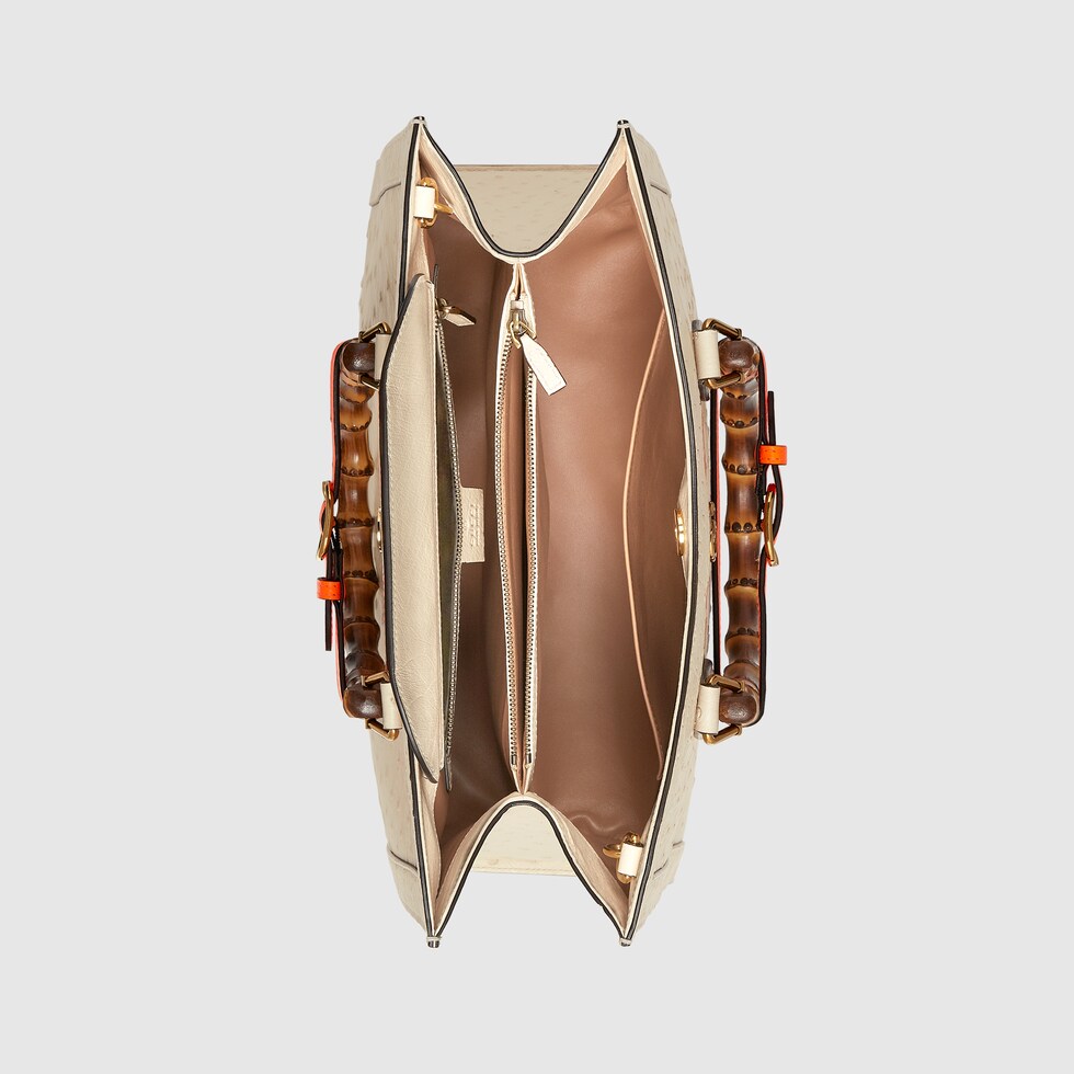 gucci diana ostrich