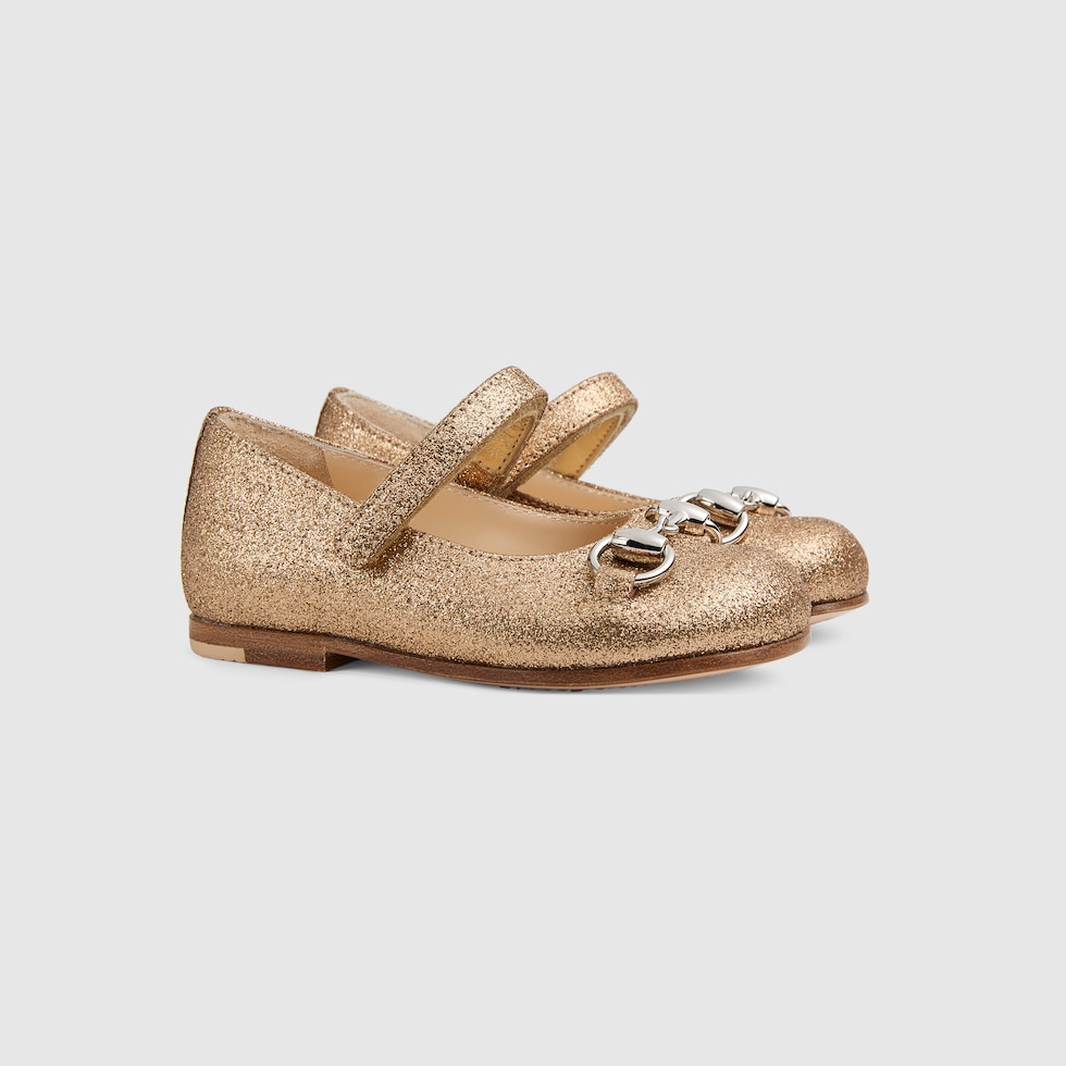 Gold glitter flats for toddlers clearance