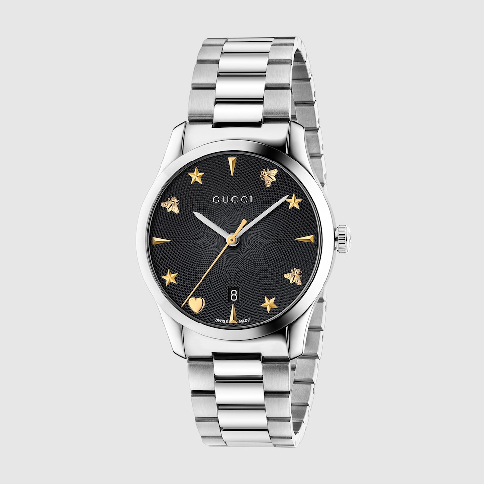 Gucci black shop dial watch