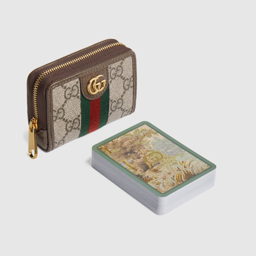 ダブルG トランプセットベージュ＆エボニー GGスプリーム | GUCCI® JP