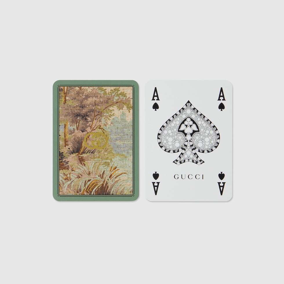 受注生産品】 【新品未使用】GUCCI グッチ トランプ♠︎ GG柄 2色