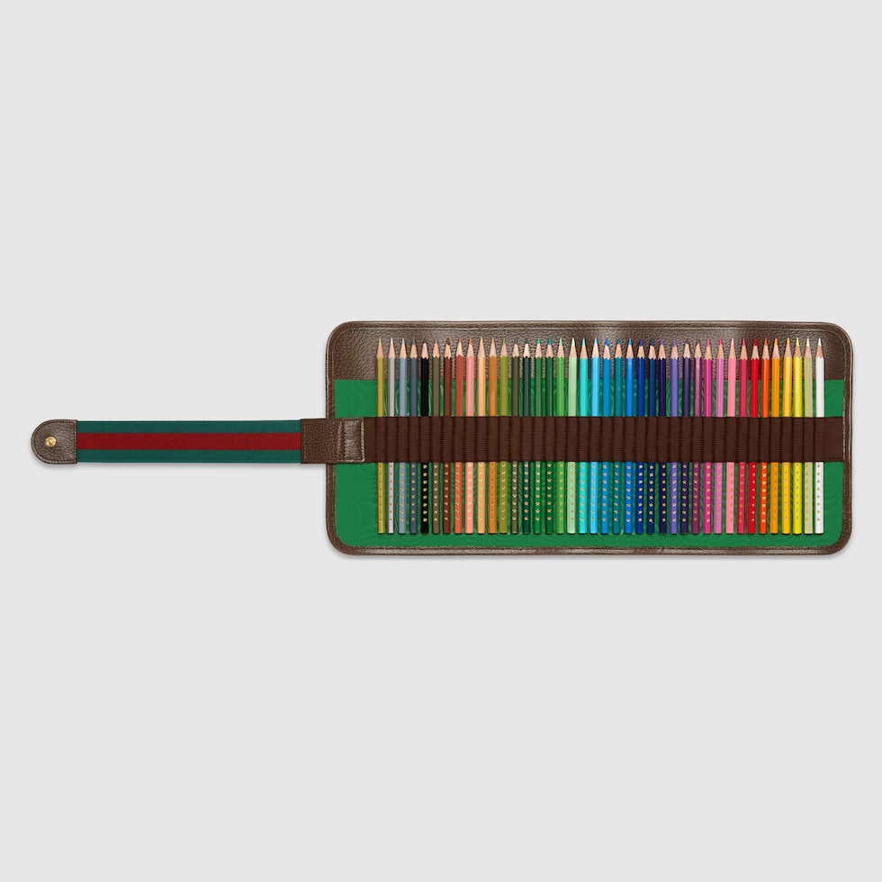Colouring pencil set with Double G in multicolour | GUCCI® SG