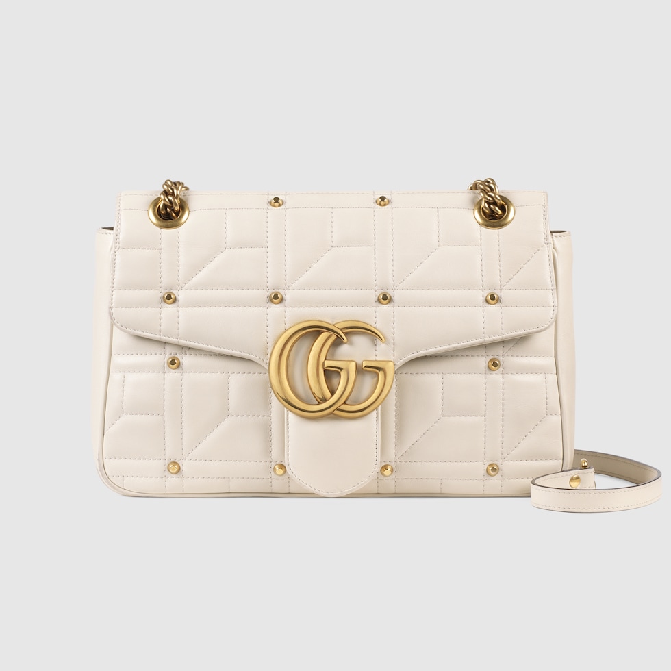 2016 Re Edition GG Marmont bag in white leather GUCCI Australia