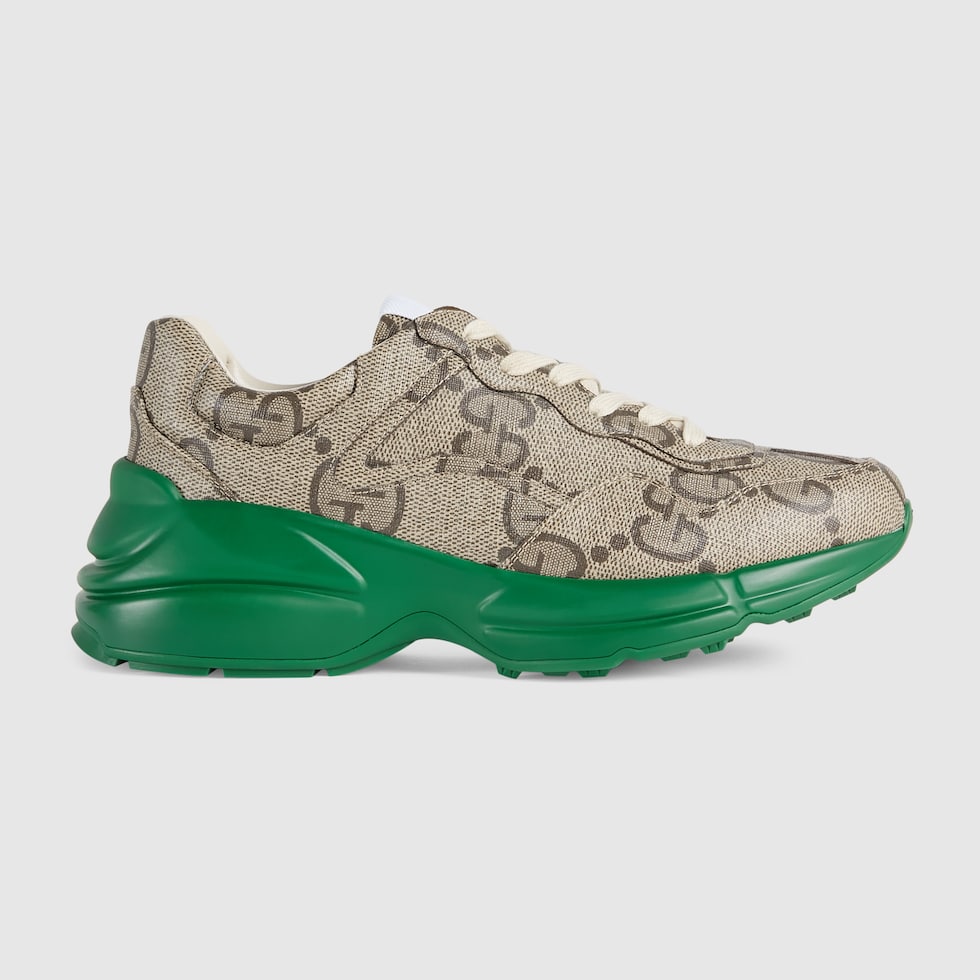 basket gucci vert et rouge