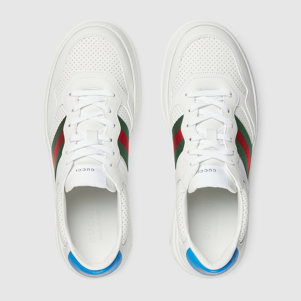 White gucci store mens trainers