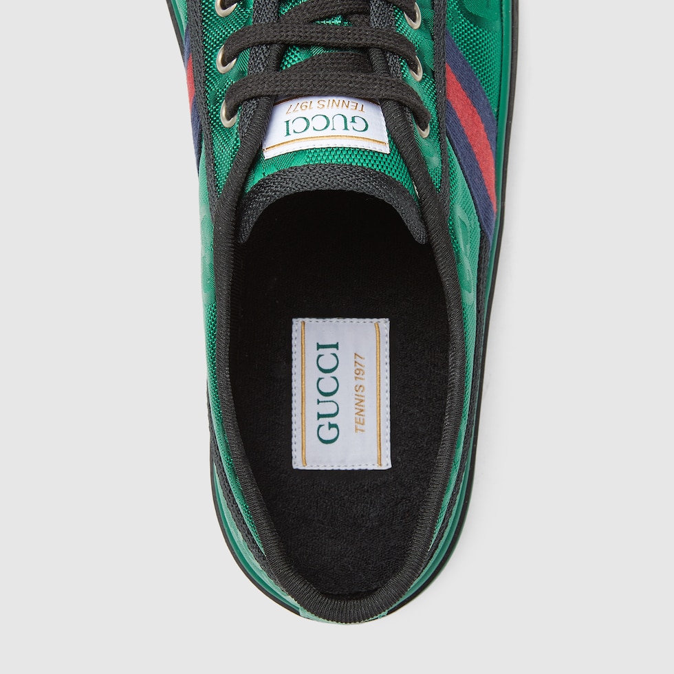 Men's Off the Grid Gucci Tennis 1977 in green GG ECONYL® GUCCI® SI